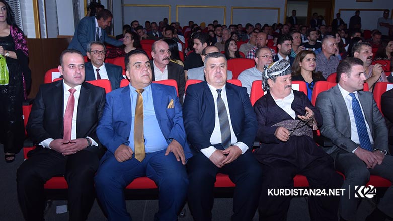 به‌ وێنه‌.. مه‌راسیمی رێزلێنانی هونه‌رمه‌ند حه‌سه‌ن گه‌رمیانی